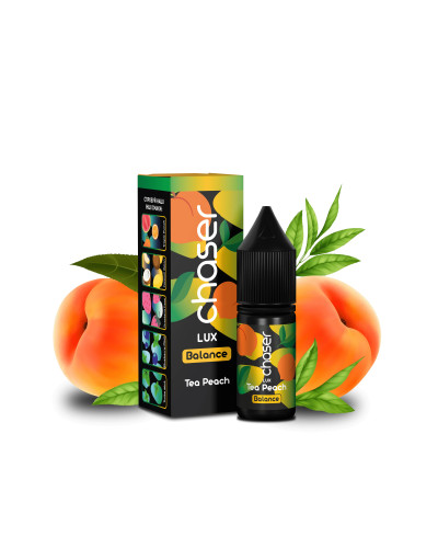 РІДИНА CHASER LUX BALANCE 11 МЛ 50 МГ "TEA PEACH" ЗІ СМАКОМ ПЕРСИКОВОГО ЧАЮ