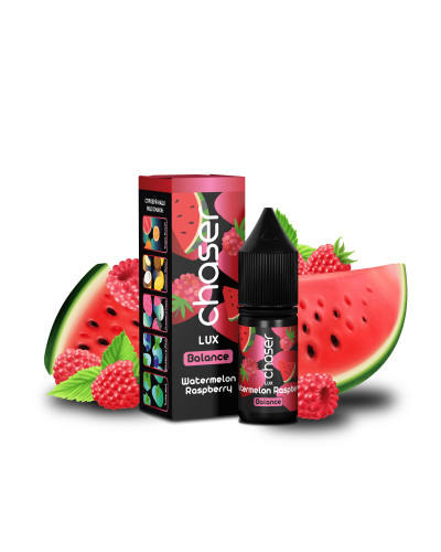 РІДИНА CHASER LUX BALANCE 11 МЛ 50 МГ "WATERMELON RASPBERRY" ЗІ СМАКОМ КАВУНА ТА МАЛИНИ
