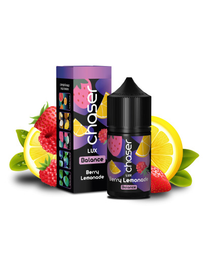 РІДИНА CHASER LUX BALANCE 30 МЛ 50 МГ "BERRY LEMONADE" ЗІ СМАКОМ ЯГІДНОГО ЛИМОНАДУ