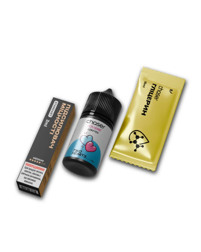 Набор для самозамеса Chaser You&Me 30 мл "Two Hearts" (Персик Гранат) Набор для самозамеса Chaser You&Me 30 мл "Two Hearts" (Персик Гранат)