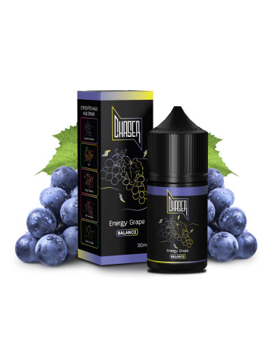 РІДИНА CHASER BLACK BALANCE 30 МЛ 50 МГ "ENERGY GRAPE" ЗІ СМАКОМ ЕНЕРГЕТИКА ТА ВИНОГРАДА