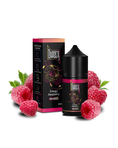 РІДИНА CHASER BLACK BALANCE 30 МЛ 50 МГ "ENERGY RASPBERRY" ЗІ СМАКОМ ЕНЕРГЕТИКА ТА МАЛИНИ