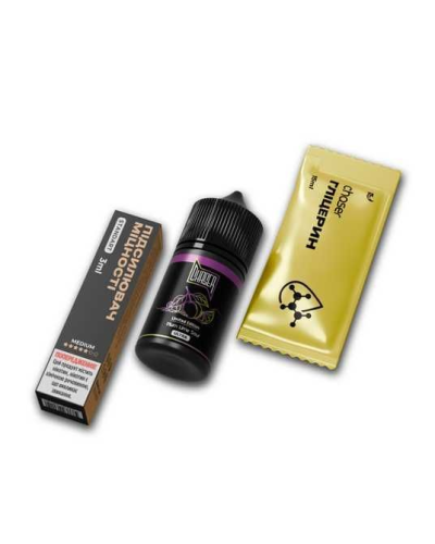 Набір для самозамісу Chaser Black 30 мл "Plum Lime Sour" зі смаком сліви та кислого лайму