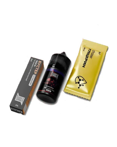 Набор для самозамеса CHASER BLACK 30 мл "Blackcurrant Rose" со вкусом смородина роза