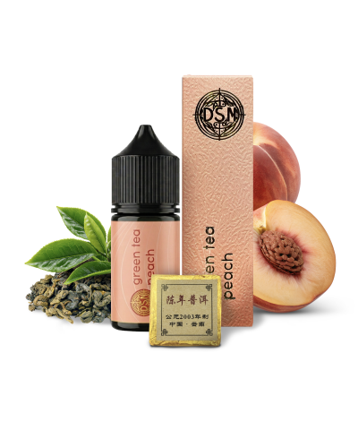 Набір для самозамісу DSM Tea Green Tea Peach 30 мл зі смаком зеленого чаю з персиком