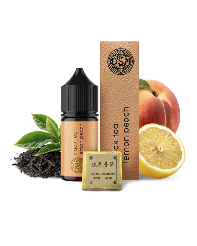 Набір для самозамісу DSM Tea Black Tea Lemon Peach 30 мл зі смаком чорного чаю з лимоном та персиком