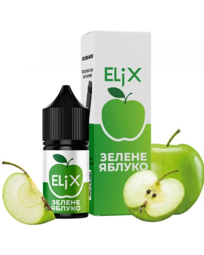 Рідина ELiX 30 мл 50 мг зі смаком Зелене Яблуко Лід