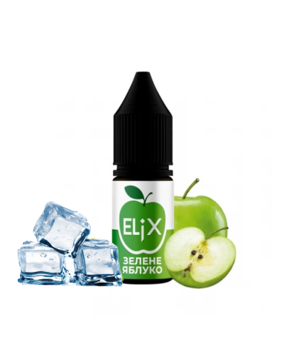 Рідина ELiX 10 мл 50 мг зі смаком Зелене яблуко лід