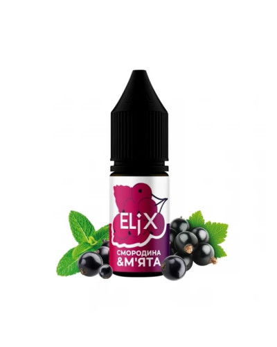 Рідина ELiX 10 мл 50 мг зі смаком Смородина м'ята