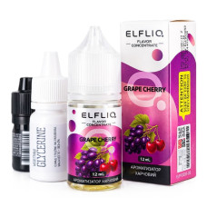 Набір для самозамісу ELF LIQ 30 мл 50 мг "Grape Cherry" зі смаком виноград вишня