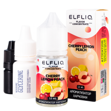 Набір для самозамісу ELF LIQ 30 мл 50 мг "Cherry Lemon Peach" зі смаком вишня лимон персик
