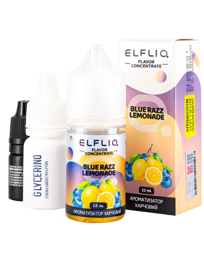 Набір для самозамісу ELF LIQ 30 мл 50 мг "Blue Razz Lemonade" зі смаком лимонад "блакитна малина"