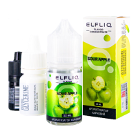 Набір для самозамісу ELF LIQ 30 мл 50 мг "Sour Apple" зі смаком кислого яблука