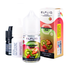 Набір для самозамісу ELF LIQ 30 мл 50 мг "Strawberry kiwi" зі смаком полуниця ківі