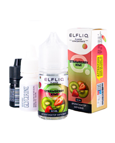 Набір для самозамісу ELF LIQ 30 мл 50 мг "Strawberry kiwi" зі смаком полуниця ківі