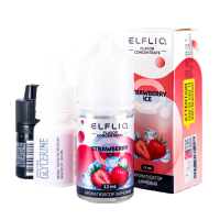 Набір для самозамісу ELF LIQ 30 мл "Strawberry ice" зі смаком полуниця лід