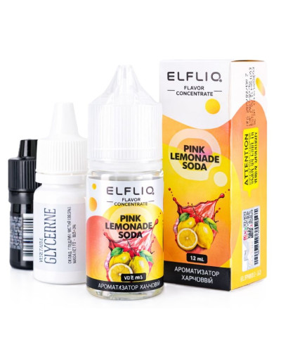 Набор для самозамеса ELF LIQ 30 мл 50 мг "Pink Lemonade Soda" со вкусом розового лимонада
