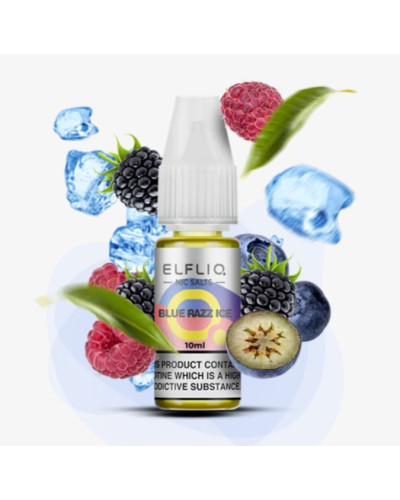 Жидкость ELF LIQ 10 мл 50 мг "Blue Razz Ice" со вкусом синяя малина лед