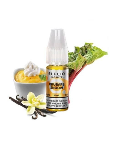Рідина ELF LIQ 10 мл 50 мг "Rhubarb Snoow" зі смаком кисло солодкий десерт