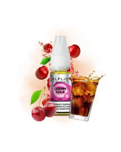 ЖИДКОСТЬ ELF LIQ 10 МЛ 50 МГ "CHERRY COLA" СО ВКУСОМ ВИШНИ И КОЛЫ