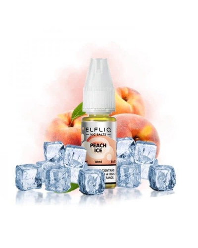 ЖИДКОСТЬ ELF LIQ 10 МЛ 50 МГ "PEACH ICE" со вкусом холодного персика