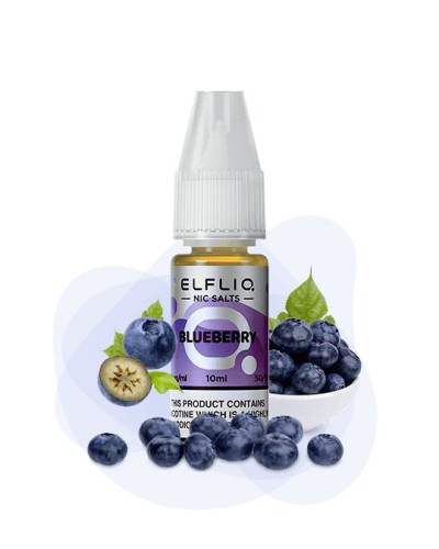 ЖИДКОСТЬ ELF LIQ 10 МЛ 50 МГ "BLUEBERRY" СО ВКУСОМ ЧЕРНИКИ