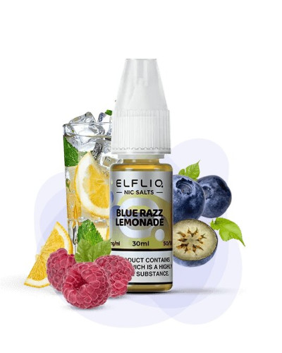 РІДИНА ELF LIQ 10 МЛ 50 МГ "BLUE RAZZ LEMONADE" ЗІ СМАКОМ ЛИМОНАДУ ІЗ СИНЬОЇ МАЛИНИ
