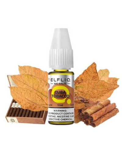 Рідина ELF LIQ 10 мл 50 мг "Cuba Tobacco" зі смаком Куба Тютюн