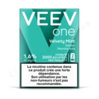 Картриджі IQOS VEEV one 2 pods Velvety Mint 18 мг (Ніжна М'ята)