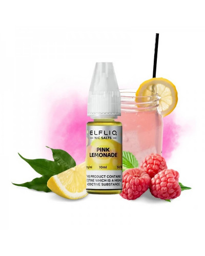 РІДИНА ELF LIQ 10 МЛ 50 МГ "PINK LEMONADE" ЗІ СМАКОМ РОЖЕВОГО ЛИМОНАДУ
