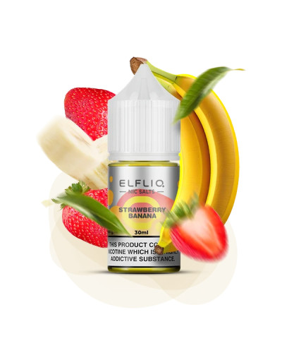 Рідина ELF LIQ 30 мл 50 мг "Strawberry Banana" зі смаком полуниця банан