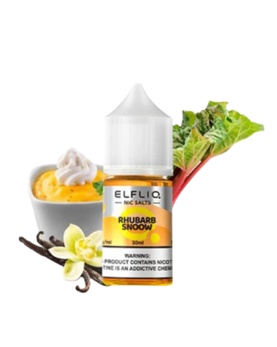Рідина ELF LIQ 30 мл 50 мг "Rhubarb Snoow" зі смаком кисло-солодкий десерт