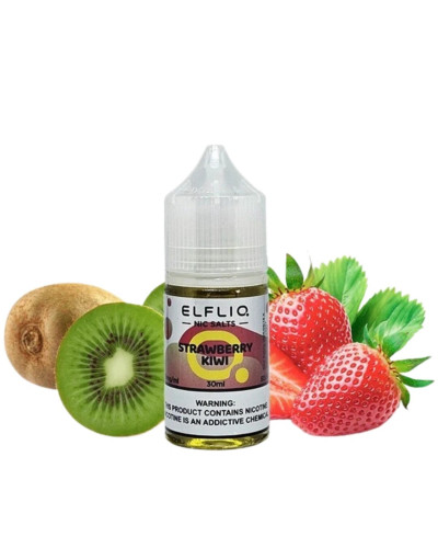 РІДИНА ELF LIQ 30 МЛ 50 МГ "STRAWBERRY KIWI" ЗІ СМАКОМ ПОЛУНИЦІ ТА КІВІ