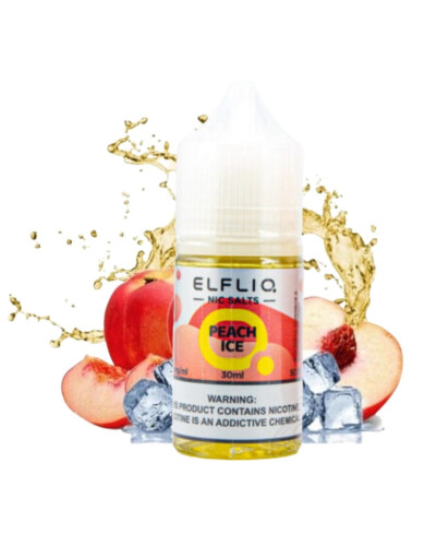 ЖИДКОСТЬ ELF LIQ 30 МЛ 50 МГ "PEACH ICE" СО ВКУСОМ ПЕРСИК СО ЛЬДОМ