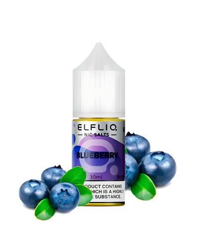 РІДИНА ELF LIQ 30 МЛ 50 МГ "BLUEBERRY" ЗІ СМАКОМ ЧОРНИЦІ