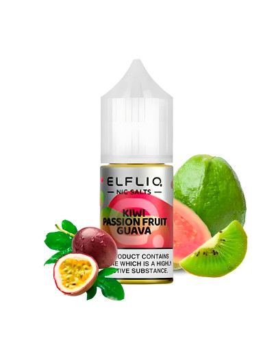 Рідина ELF LIQ 30 мл 50 мг "Kiwi Passion Fruit Guava " зі смаком Ківі Маракуйя Гуава
