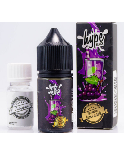 Набір для самозамісу Hype Black 30 мл Grape Lemonade зі смаком виноградового лимонада