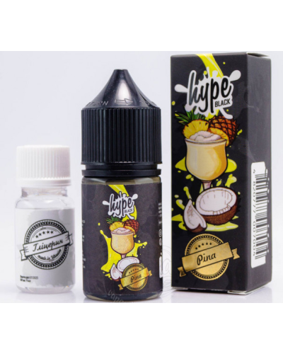 Набор для самозамеса Hype Black 30 мл Pina со вкусом ананаса и кокоса