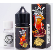Набір для самозамісу Hype Black 30 мл Sunrise зі смаком гранатово-вишневего коктейлю із цитрусом