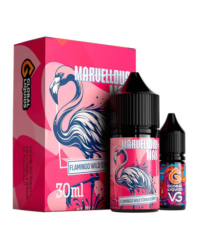 Набір для самозамісу Marvellous Max 30 мл Flamingo Wild Strawberry (стигла суниця)
