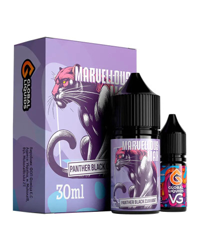 Набор для самозамеса Marvellous Max 30 мл Panther Black Currant (черная смородина)