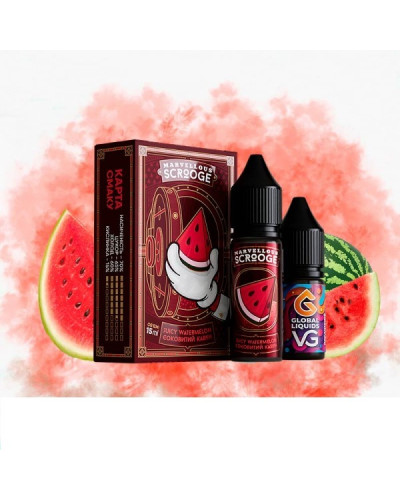 Набір для самозамісу Marvellous Scrooge 15 мл Juicy Watermelon (соковитий кавун)