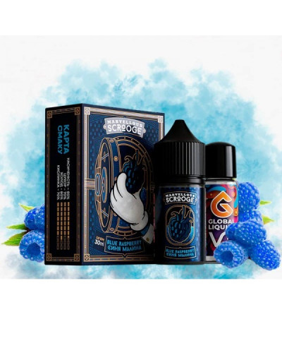 Набор для самозамеса Marvellous Scrooge 30 мл Blue Raspberry (синяя малина)