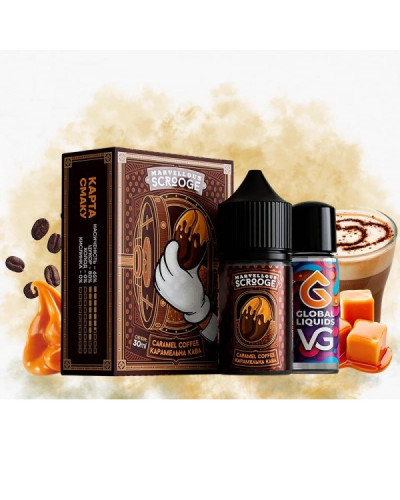 Набор для самозамеса Marvellous Scrooge 30 мл Caramel Coffee (карамельный кофе)