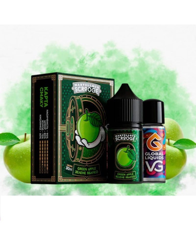 Набор для самозамеса Marvellous Scrooge 30 мл Green Apple (зеленое яблоко)