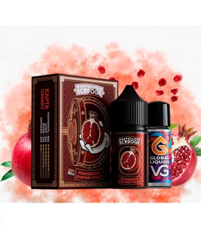 Набір для самозамісу Marvellous Scrooge 30 мл Ripe Pomegranate (стиглий гранат)