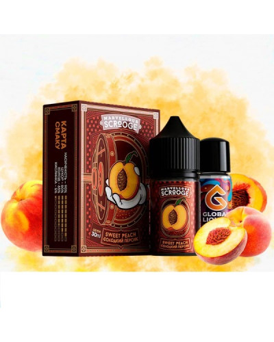 Набір для самозамісу Marvellous Scrooge 30 мл Sweet Peach (солодкий персик)