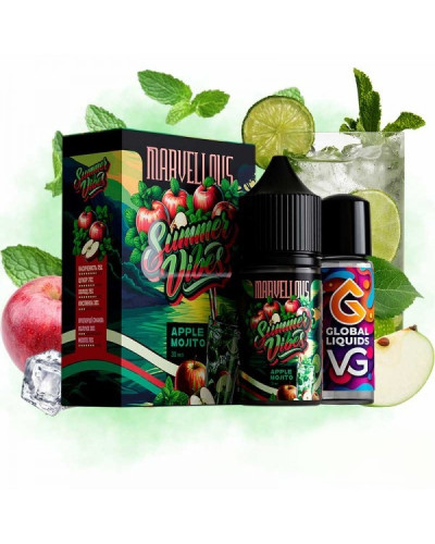 НАБІР ДЛЯ САМОЗАМІСУ Marvellous Summer Vibes 30 мл Apple Mojito (яблучний мохіто)