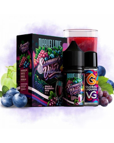 НАБІР ДЛЯ САМОЗАМІСУ Marvellous Summer Vibes 30 мл Grape & Blueberry Juice (виноградно-чорничний сік)