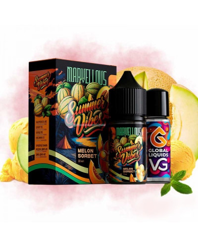 НАБІР ДЛЯ САМОЗАМІСУ Marvellous Summer Vibes 30 мл Melon Sorbet (динний сорбет)